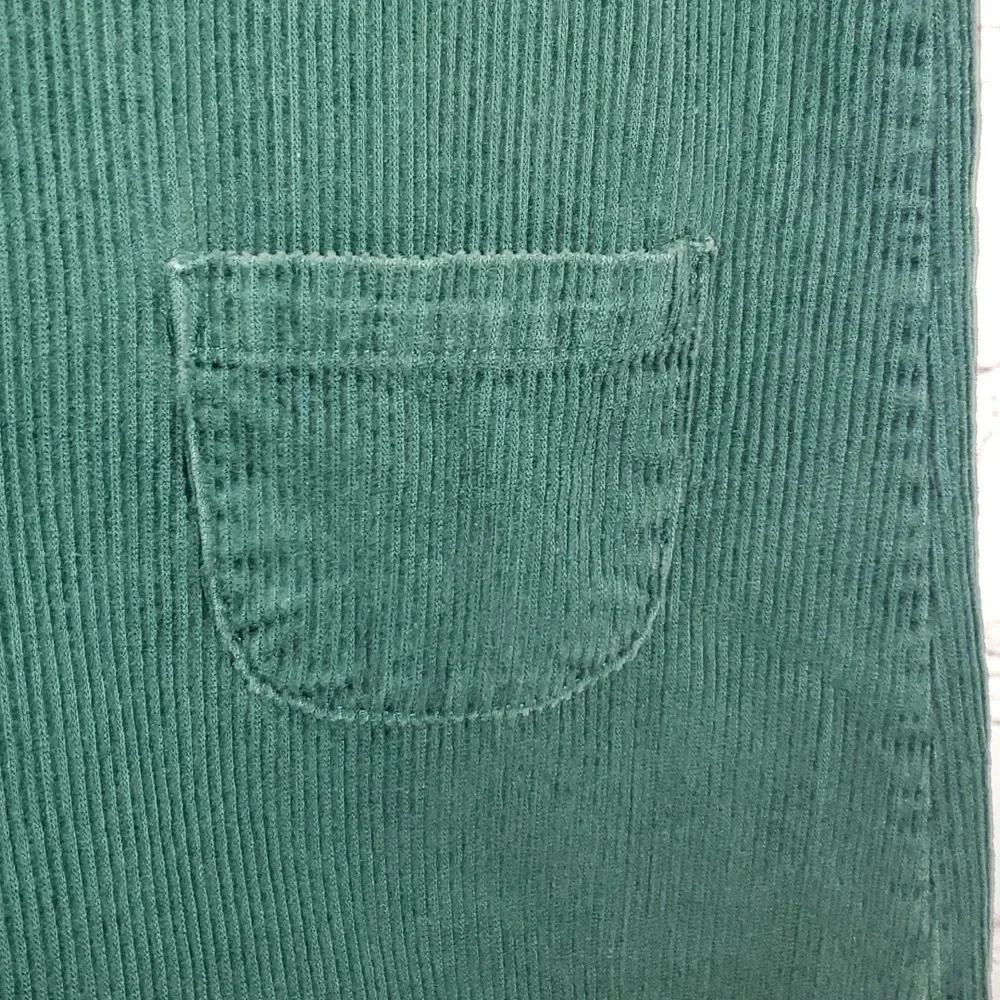 Ralph Lauren Green Corduroy Dress Overall Embroidered Bear Size 6x